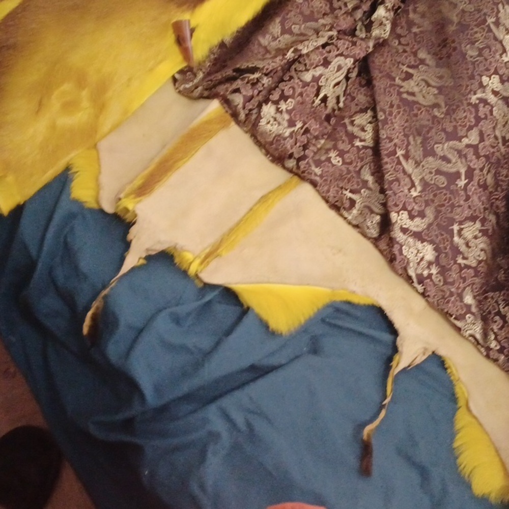 A Beau gosse0 yellow brown leather skin - Picture 5 of 8
